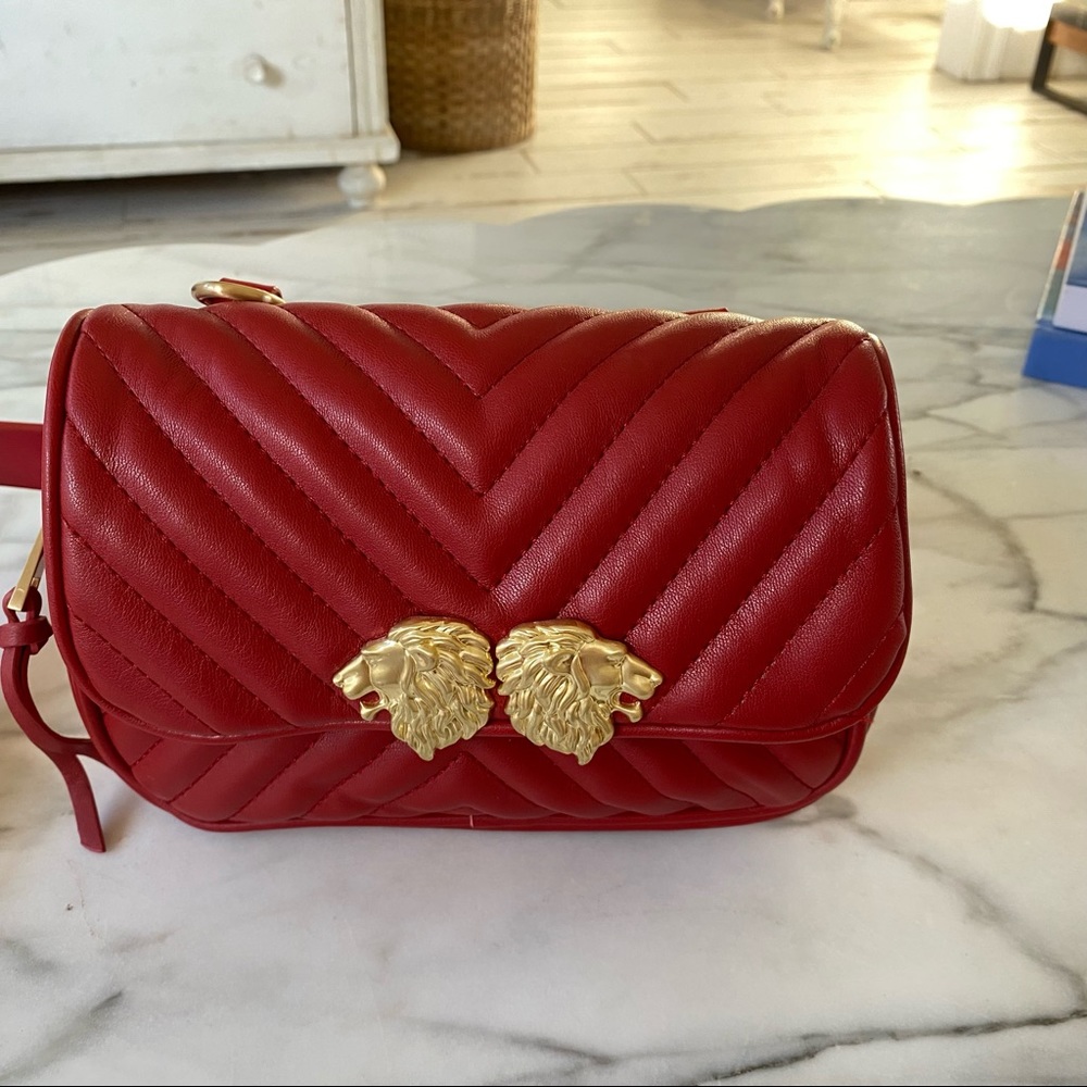 Beautiful red ZARA Fanny pack style handbag